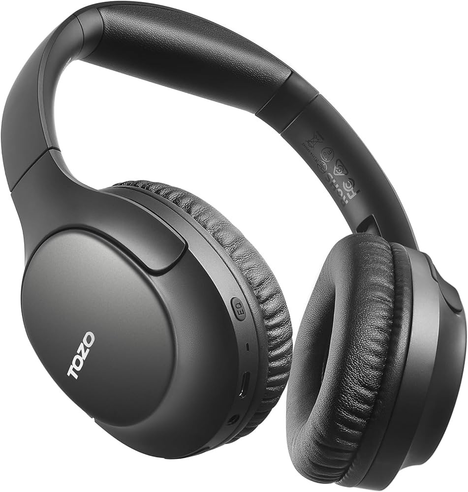 TOZO HA1 Bluetooth Headphones Over Ear with Powerful Bass, Wireless Headphones with 70H Playtime ... | Amazon (UK)