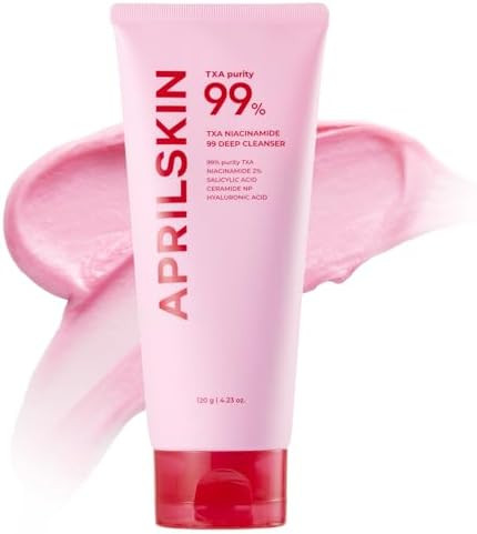 APRILSKIN TXA Niacinamide 99 Pore Care Pink Bubble Gum Deep Cleanser | 99% High-Purity TXA+Niacin... | Amazon (US)