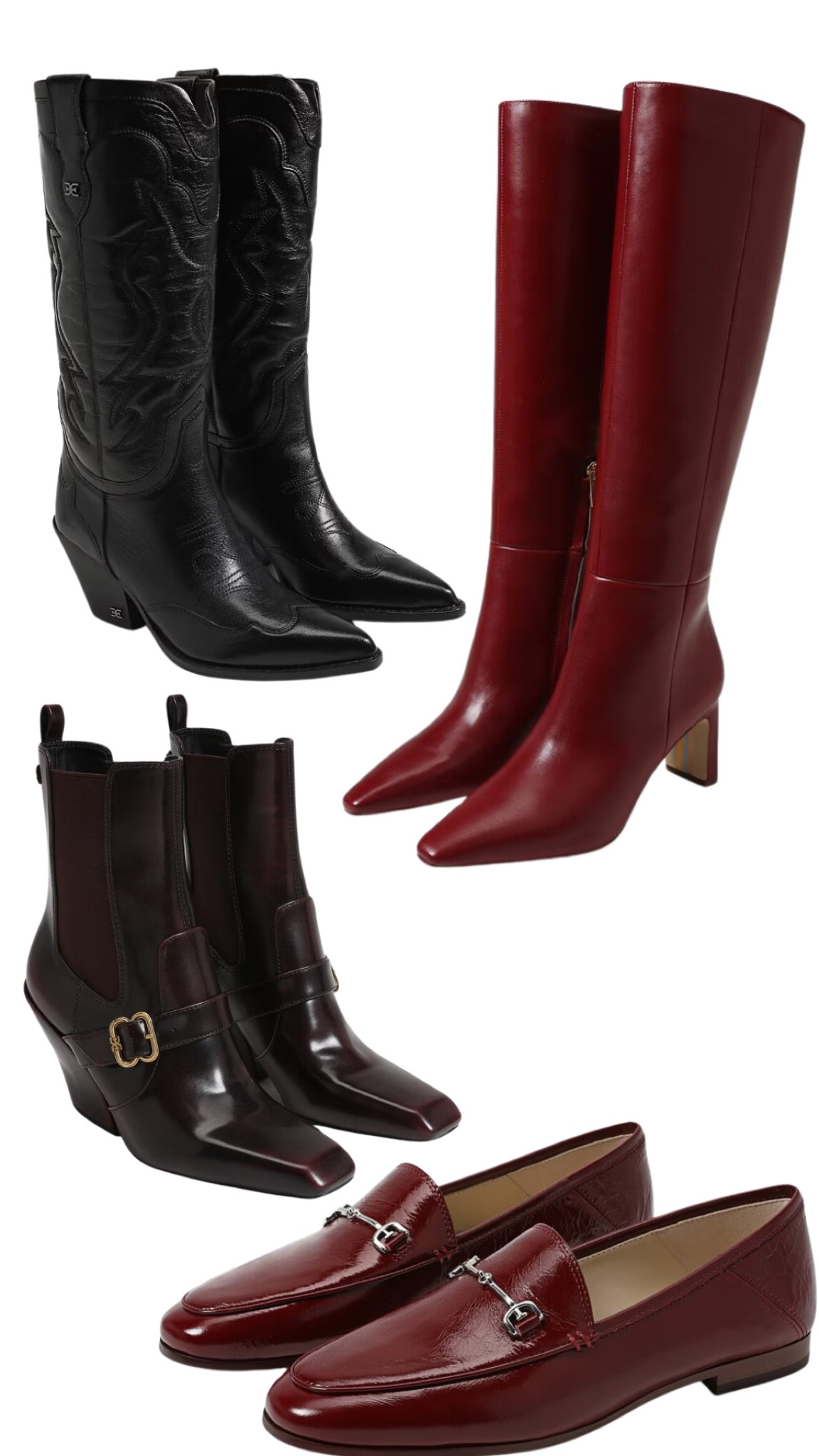 Some Sam Edelman favorites for fall 🍷🖤💭

Sam Edelman members get $30 off any $130+ purchases with code FALLFUN 🍂


#boots #fallboots #burgundy #burgundyboots #resdboots 

#LTKWorkwear #LTKSeasonal #LTKShoeCrush