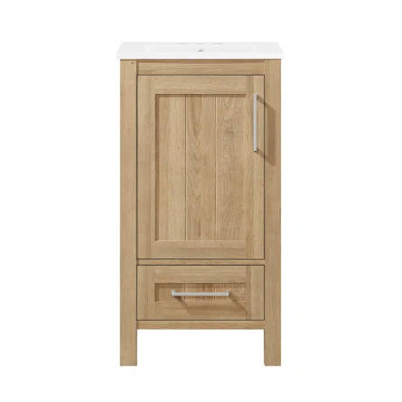 Gracie Oaks Kansas 18" Single Bathroom Vanity Set | Wayfair | Wayfair North America