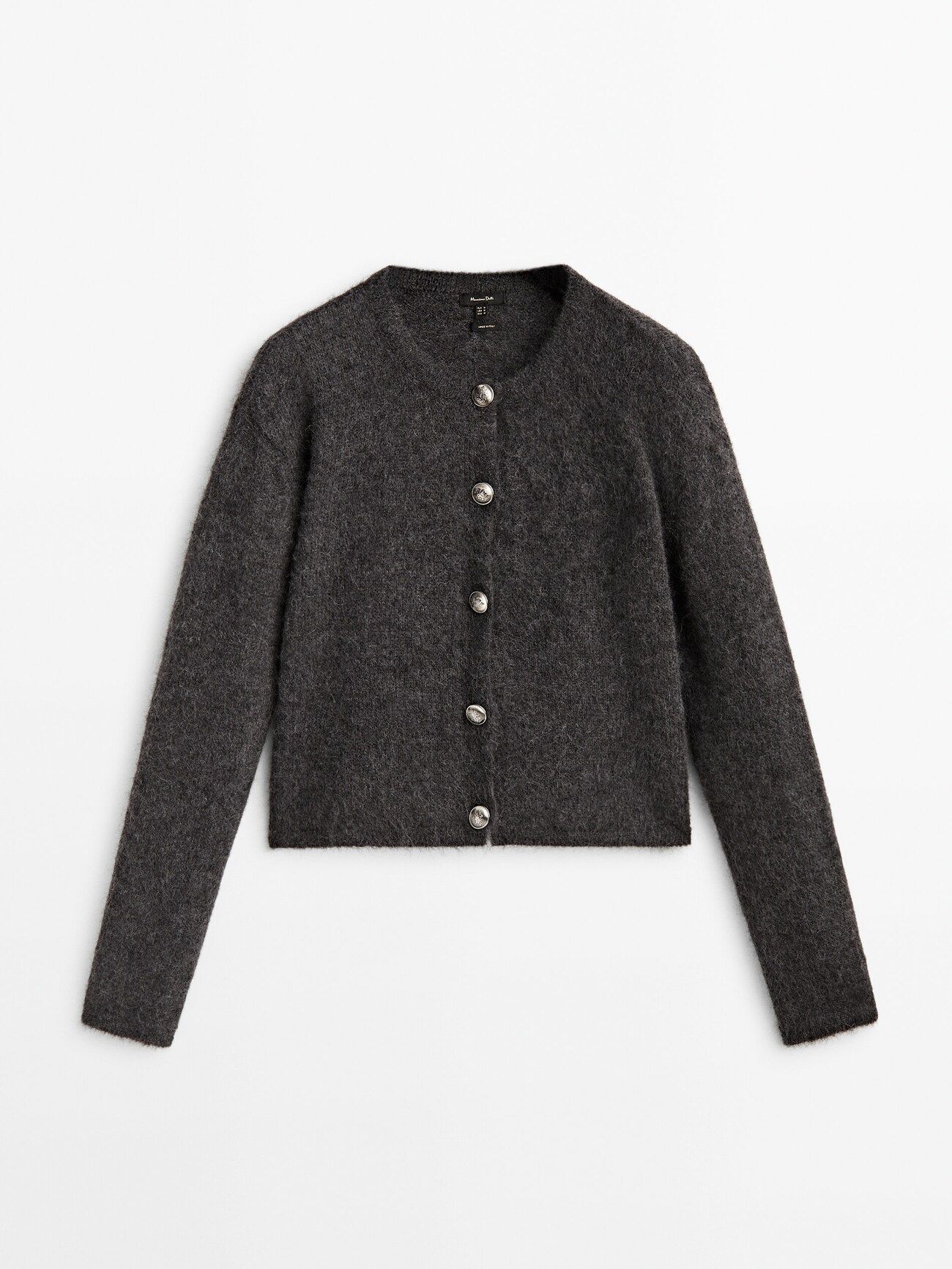 Knit cardigan with buttons | Massimo Dutti (US)