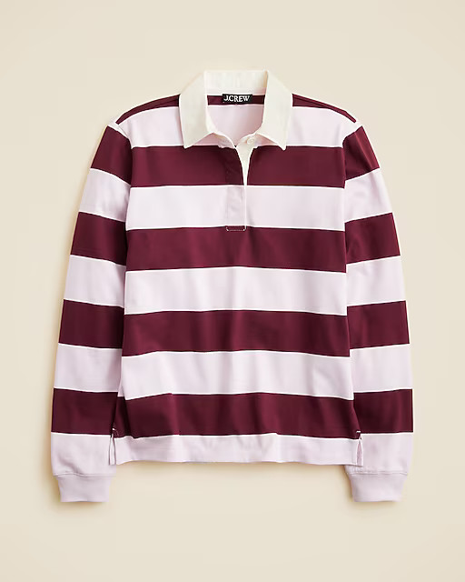 New premium-weight classic rugby shirt | J. Crew US