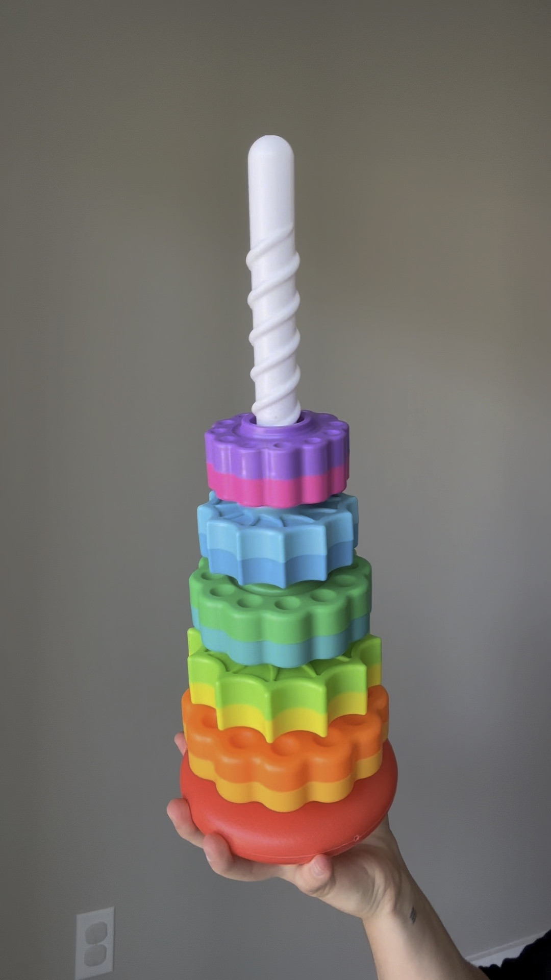 A few of my 1.5 year old’s current favorites!! Spinning stacking toy, jumbo wooden puzzles, smoothie set, & switch board. The montessori light up switchboard is also amazing for car trips and restaurants 🙌🏻

#LTKTravel #LTKVideo #LTKBaby