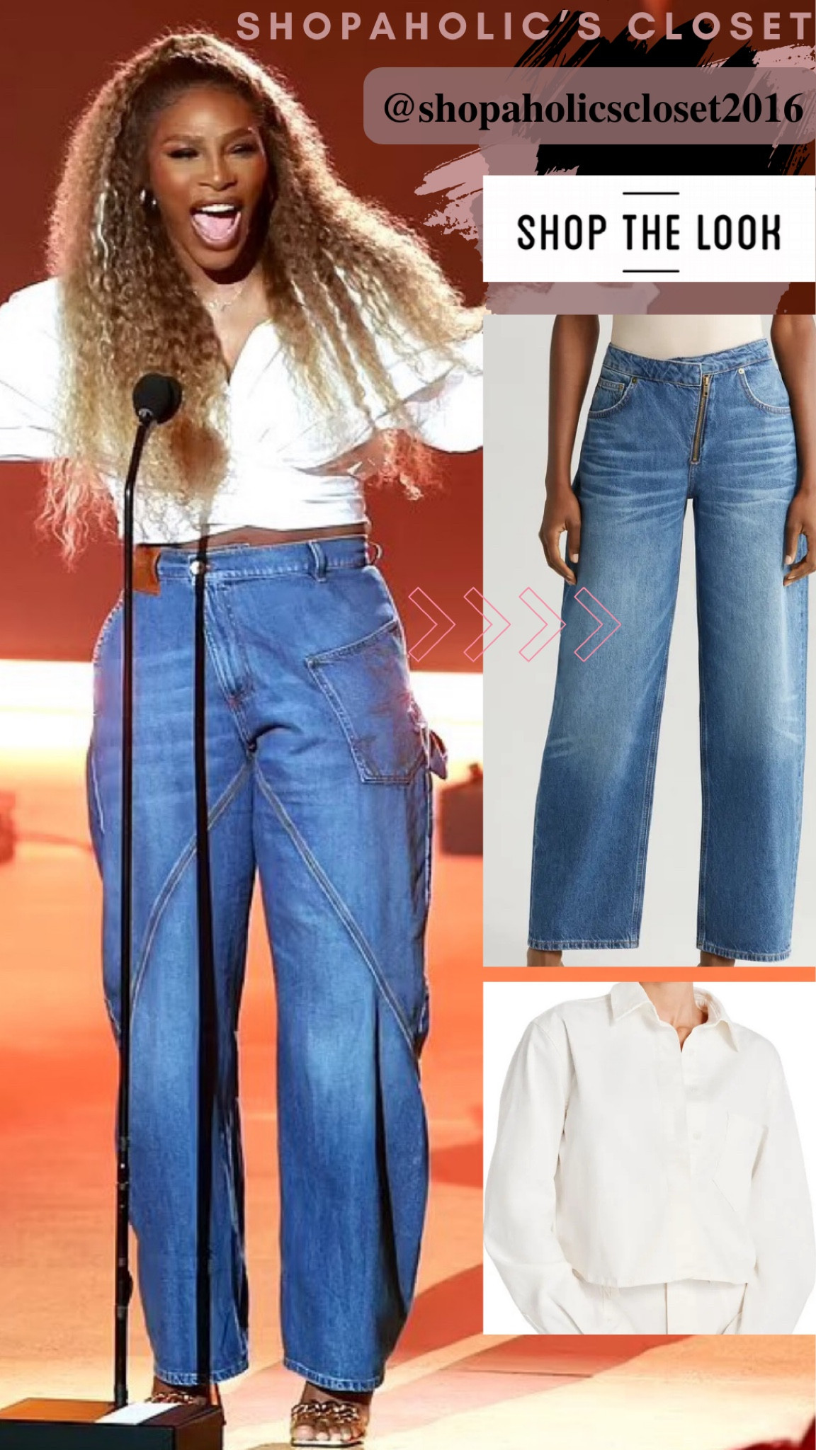 Did you see Serena’s look at the Kid’s Choice Awards 😍

If you want to recreate shop this post. The top is part of the Anniversary Sale.
#shopdeescloset #shopaholicscloset

Jeans

#LTKStyleTip #LTKSaleAlert