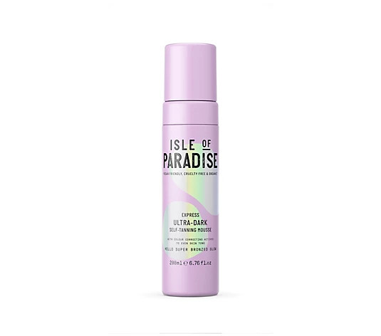 Isle of Paradise Express Ultra Dark Self Tannin g Mousse | QVC