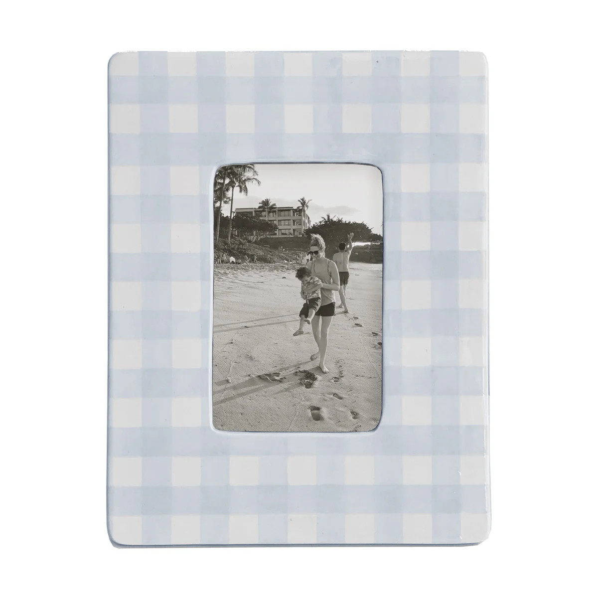 Gingham Photo Frame | Ruby Clay Company