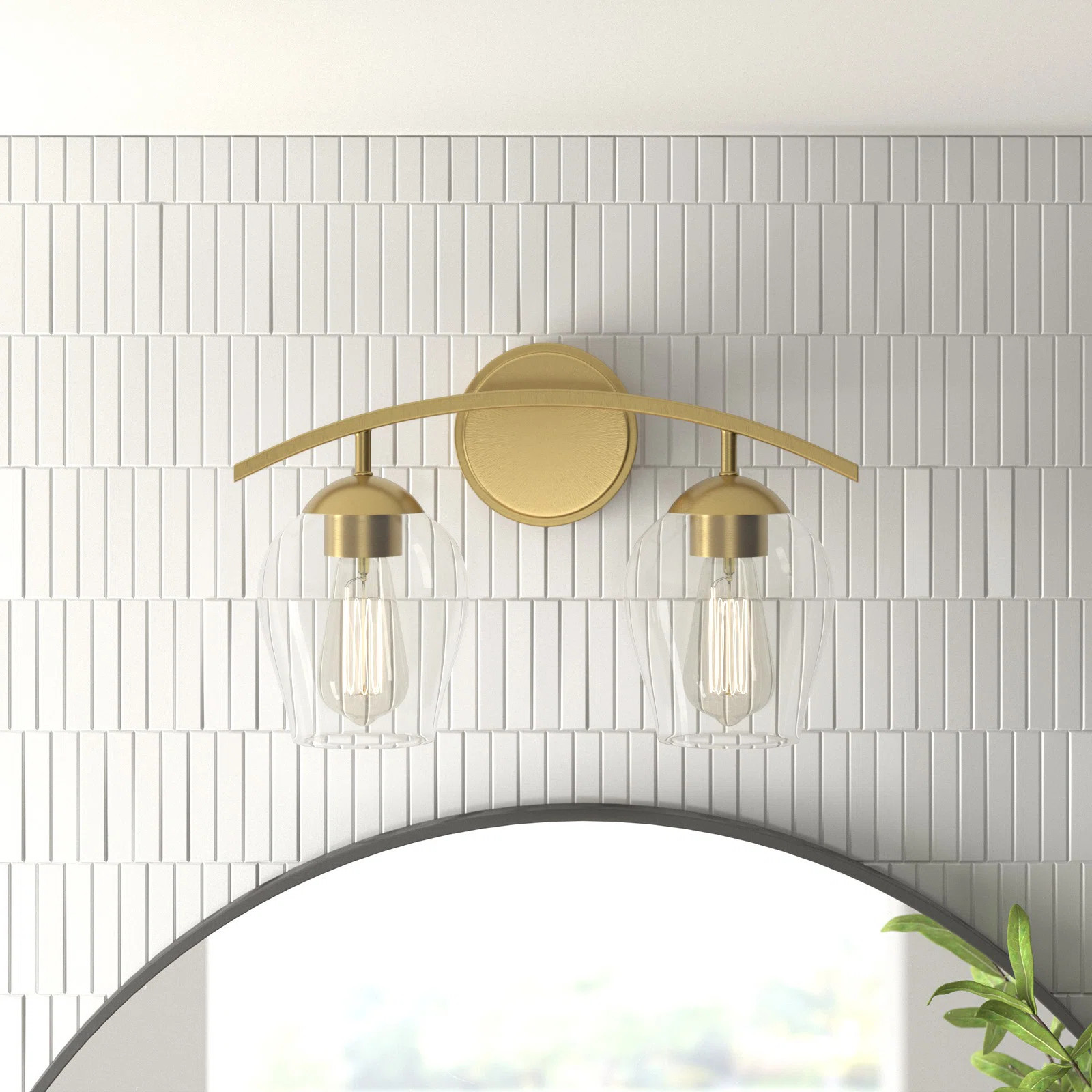 Mercury Row® Schoenfeld 2-Light Dimmable Vanity Light & Reviews | Wayfair | Wayfair North America