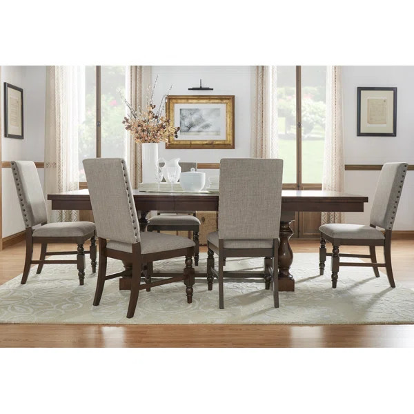 Donnellson 7 - Piece Extendable Trestle Dining Set | Wayfair North America