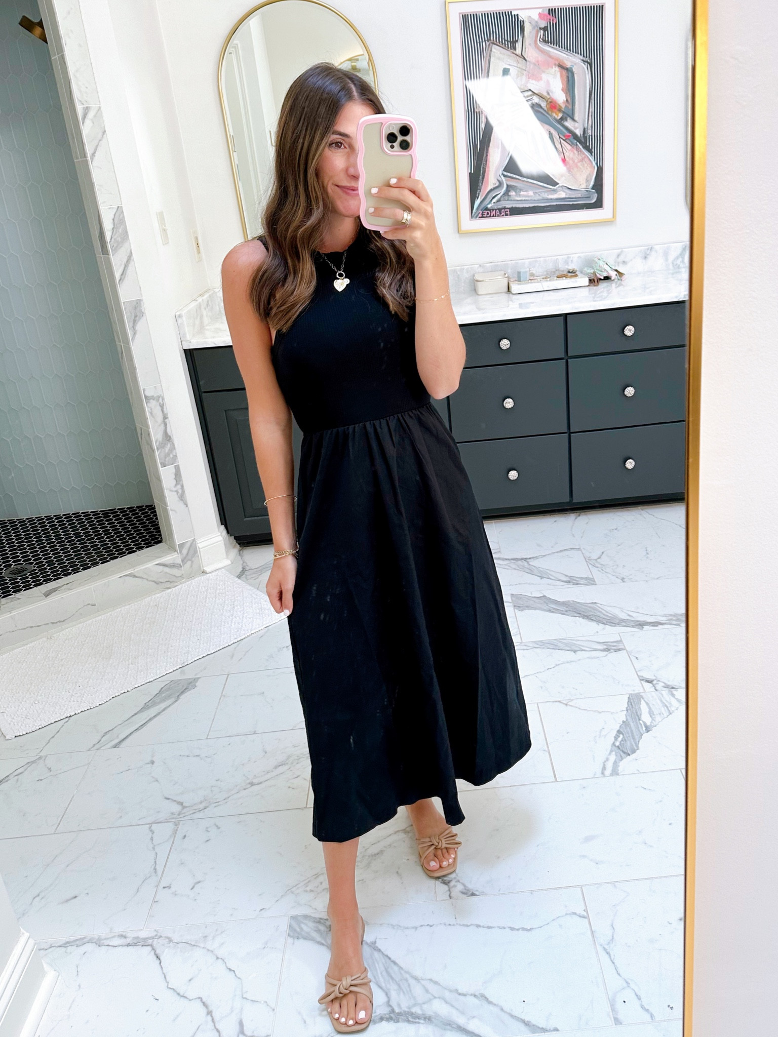 Fall transition dress under $50! Wearing an XS