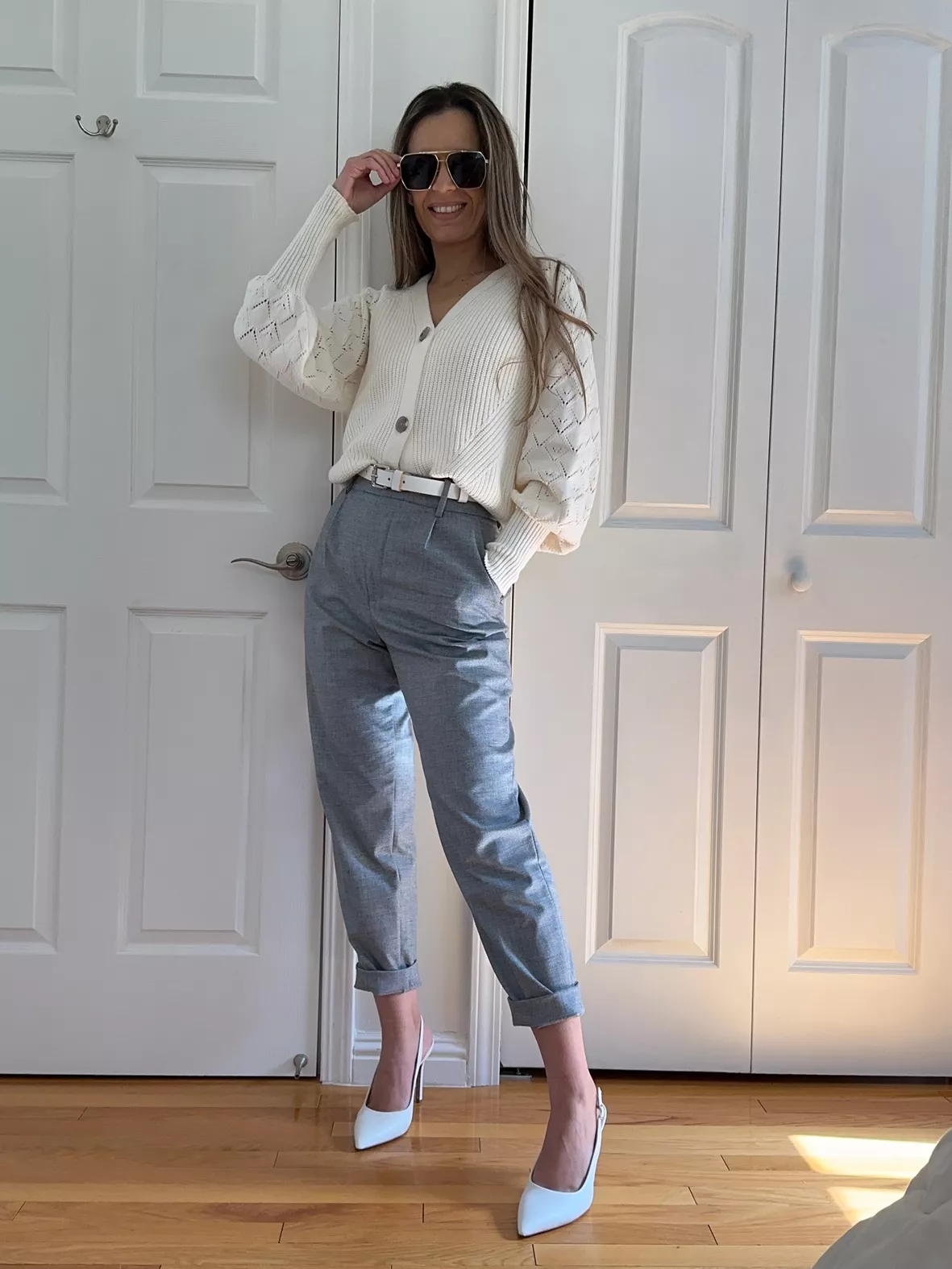 Fashion Look Featuring So Slimming Pants and Sam Edelman Pumps by  50isnotold - ShopStyle