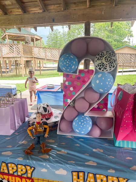  Number two balloon frame/ Toy Story affordable girl birthday party - 2 year old birthday theme, Woody. Two infinity and beyond! Party decor, supplies, backdrop, balloons for arch, everything you need! 🤍

#LTKfamily #LTKkids #LTKunder50