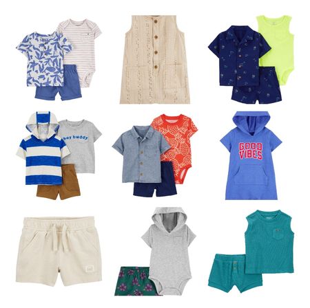 Carter‘s sale starting at $2.99, and everything here is under $15! Perfect outfits and staples for anybody’s baby/toddler boy. #BabyBoyOutfit #BabyStaplePieces #Children’sSale #Carter #AffordableFashion #SummerSales.

#LTKFindsUnder50 #LTKSaleAlert #LTKSeasonal