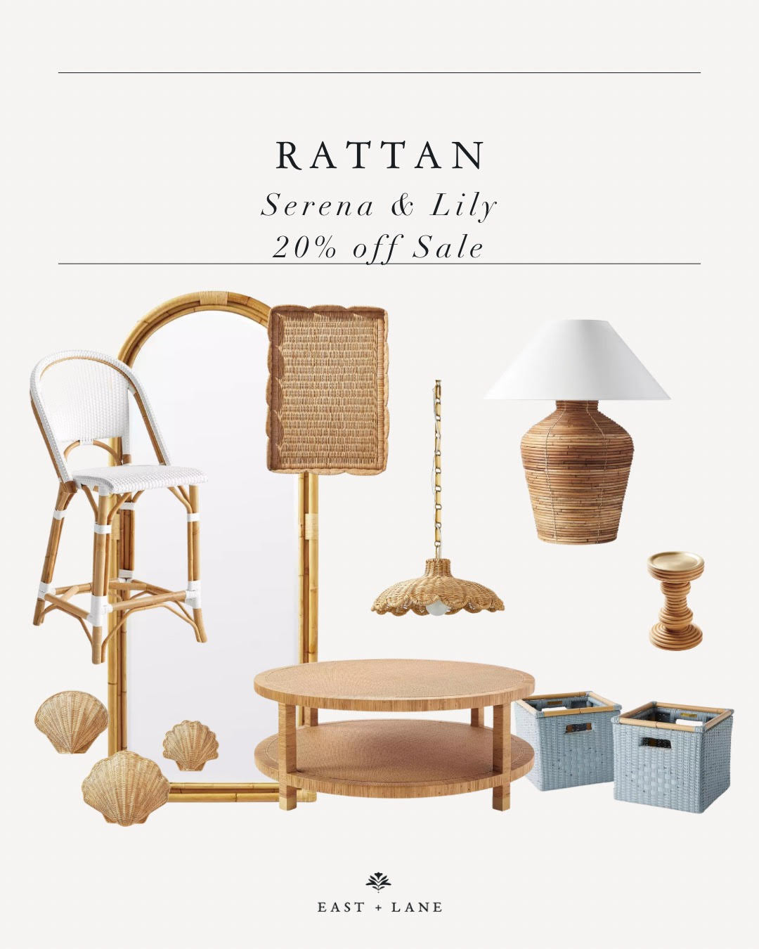 The perfect way to bring the breezy, beachy vibes inside is with rattan! It will instantly make your space feel lighter. Here's a few items from Serena & Lily that can freshen up your summer décor!


#LTKhome #SummerDecor #RattanVibes #BohoHome  

 #LTKSeasonal #LTKHome #LTKSaleAlert