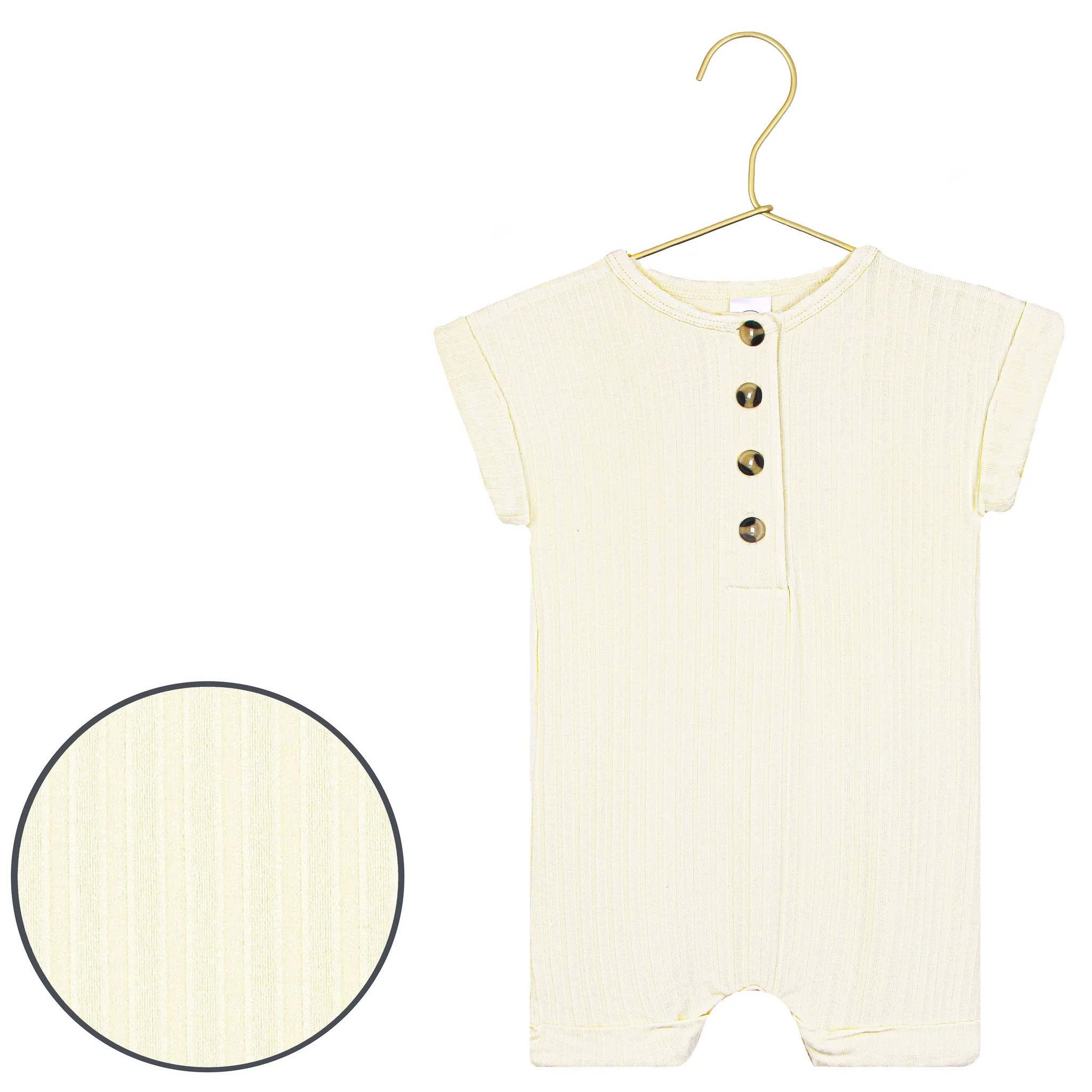 Quinn Ribbed Romper | Lou Lou & Company