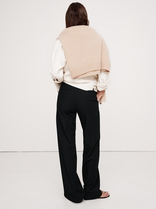 High-Rise Modern Straight Refined Pant | Banana Republic (US)