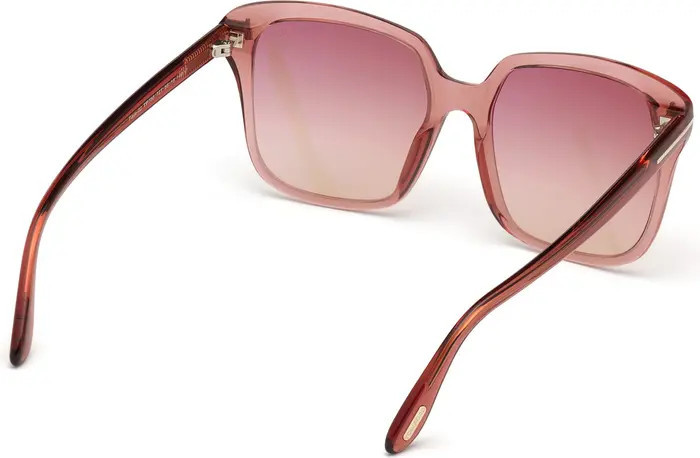 TOM FORD Faye 56mm Gradient Square Sunglasses | Nordstrom | Nordstrom