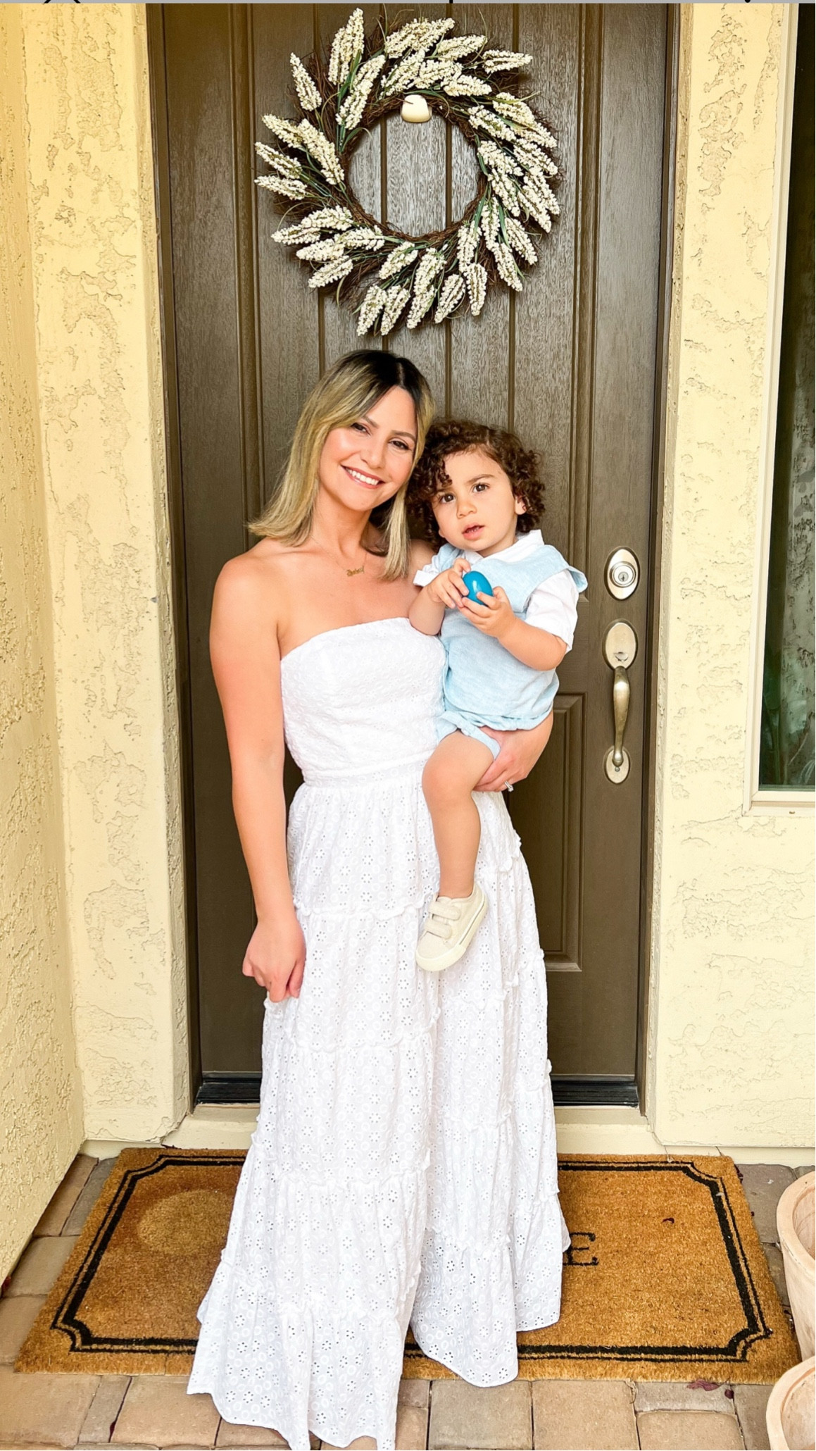 mama + mini Easter outfits🤍 perfect for any occasion: baptism, mama & baby photoshoot, birthday party, etc. 

Dress: S (sold out) linked similar style 
Toddler Outfit: wears 2T (sold out in blue) available in neutral. 

#mamaandmini #matching #outfits #toddleroutfits #momstyle #whitedresses #maxidress #floralwhitedress #dresses #momandson #mamaandbabymatching #easteroutfits #familyoutfits #baptismoutfits #hmkids #hmbaby #myrackscore #nordstromrackfinds #dressunder50 #familyphotos 



#LTKFamily #LTKStyleTip #LTKFindsUnder100