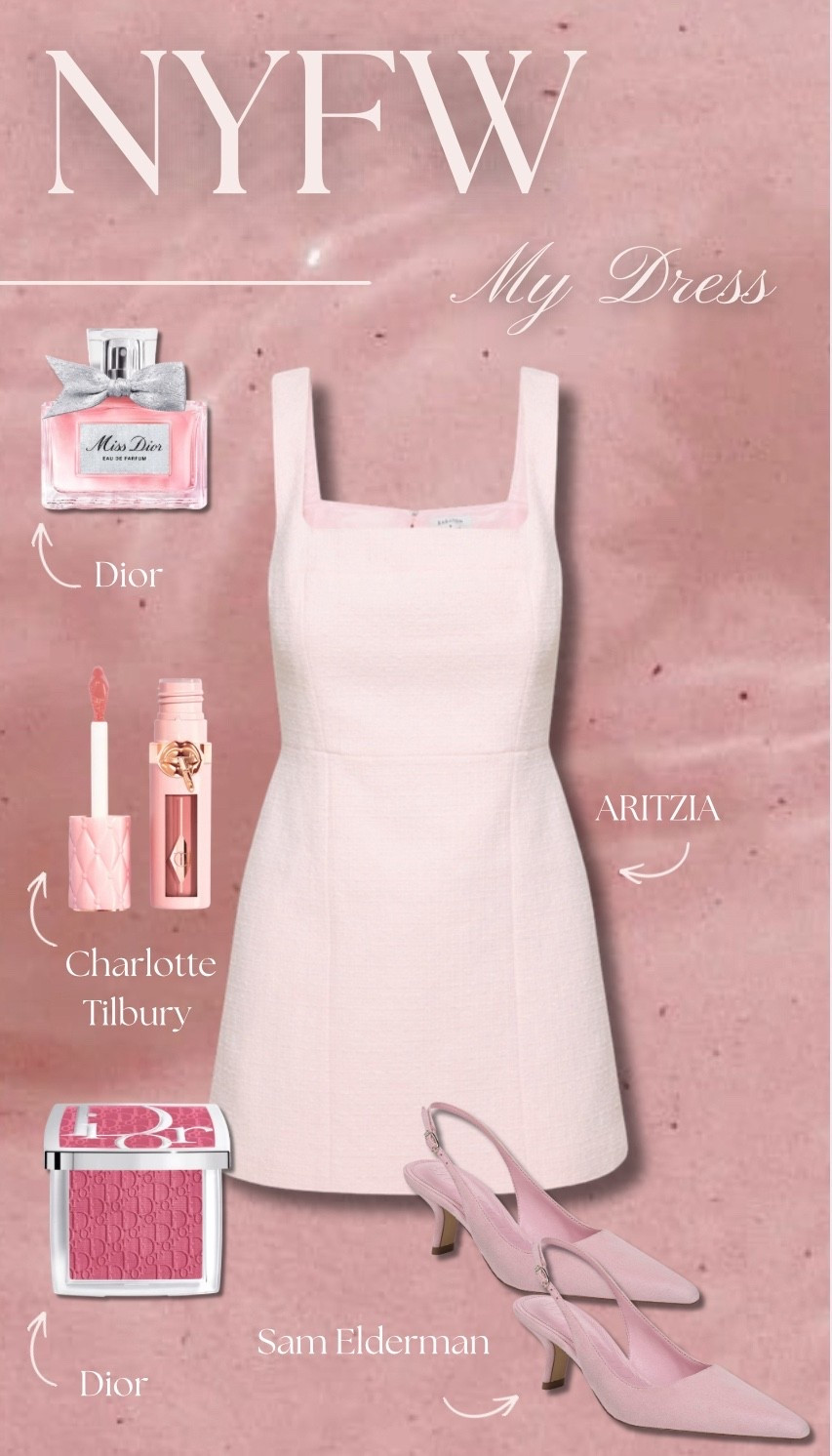 My outfit for NYFW 💖✨ We wanted to wear pink to the events and it turned out amazing. This Aritzia dress is so comfortable too!



#LTKootd #LTKBeauty #LTKSaleAlert