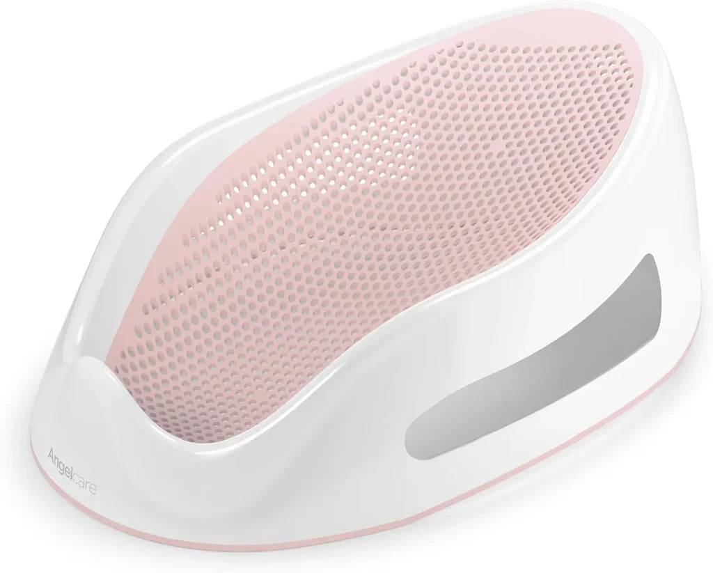 Angelcare Baby Bath Support (Pink) | Ideal For Babies Less Than 6 Months Old | REBEL (formerly Rebelstork)