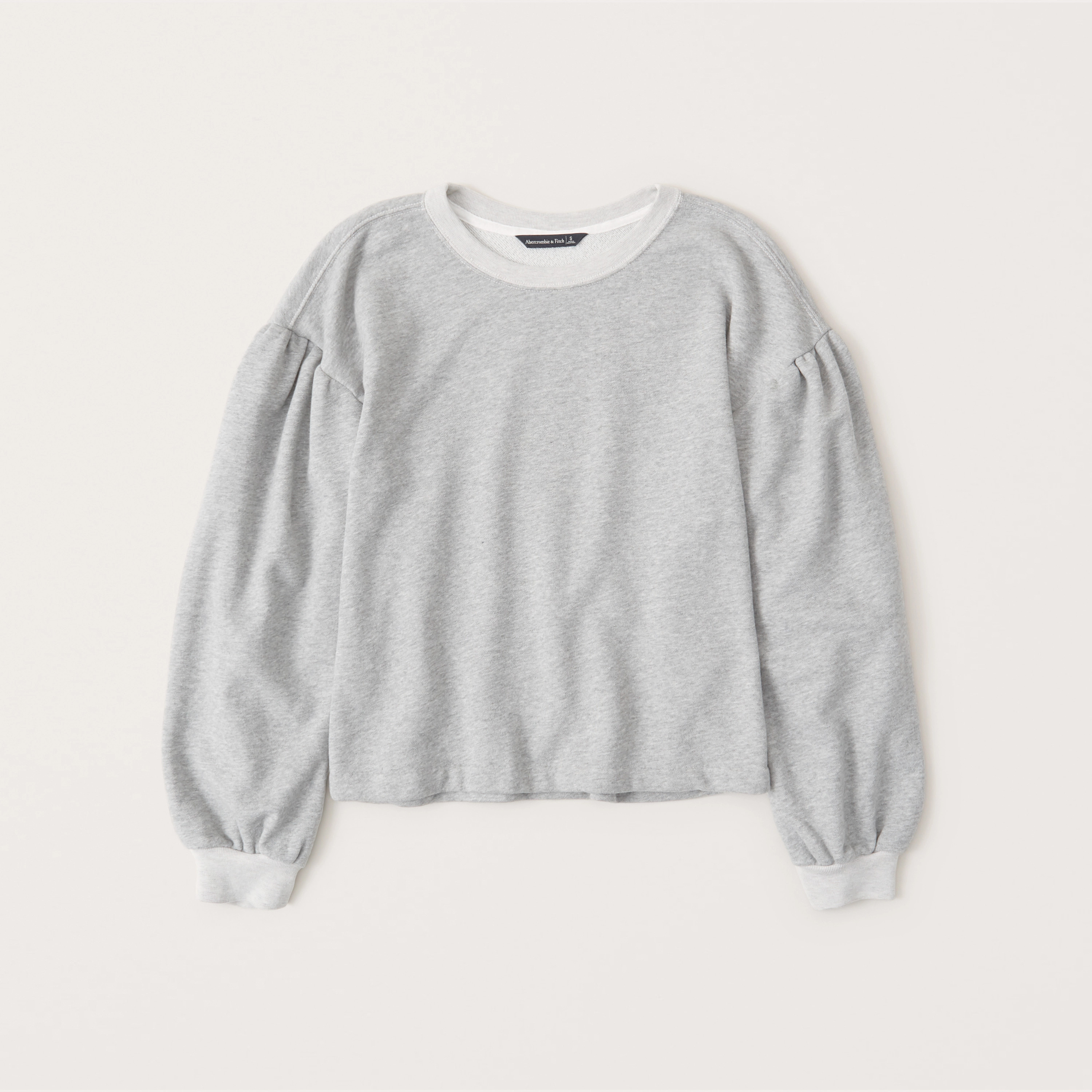 Slouchy Crewneck Terry Sweatshirt | Abercrombie & Fitch (US)