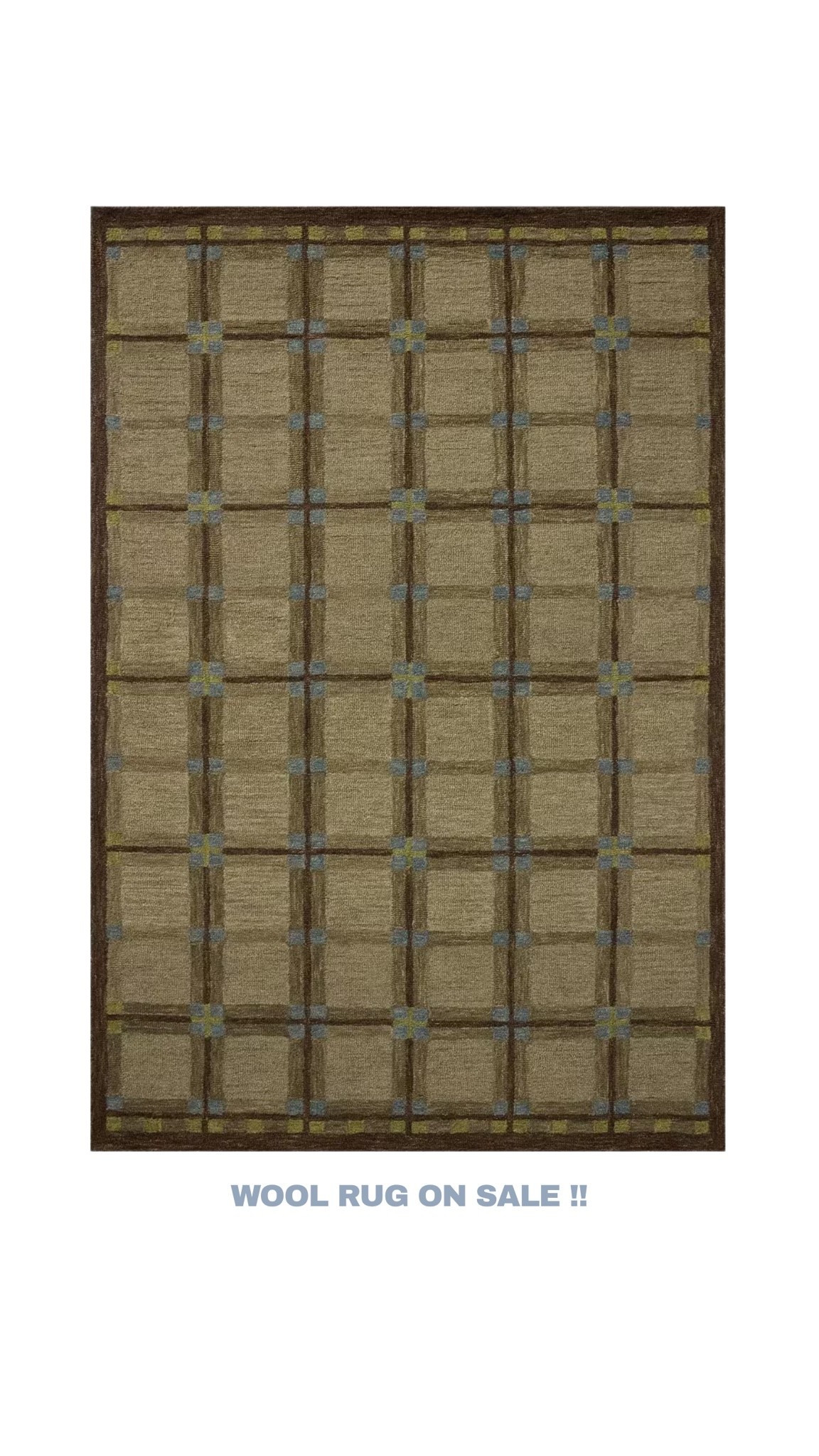 Love these wool rugs! So so gorgeous and high quality, they never go on sale so 10% is something at least. Just bought for our living room I just love the vibrant colors and gorgeous design!! 

#rugs #woolrugs #salerug #rugonsale
