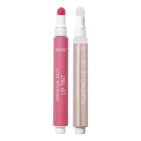 tarte Maracuja Juicy Lip Tint & Lip Oil Set | HSN