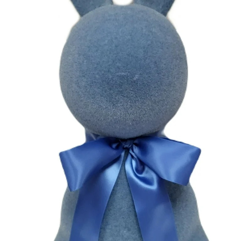 Easter Blue Flocked Bunny Decor, 27 in, by Way To Celebrate | Walmart (US)
