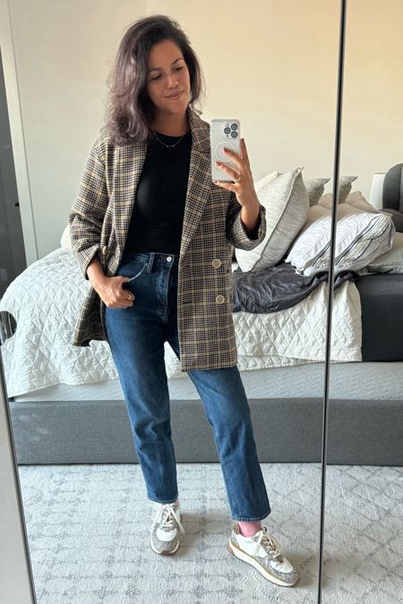 An oversized tweed coat paired with straight leg jeans and some fun socks/sneakers made a casual work day pop! 

Use code RTRALIJ for 30% off your first month of rent the runway!

#LTKfindsunder100 #LTKSeasonal #LTKworkwear