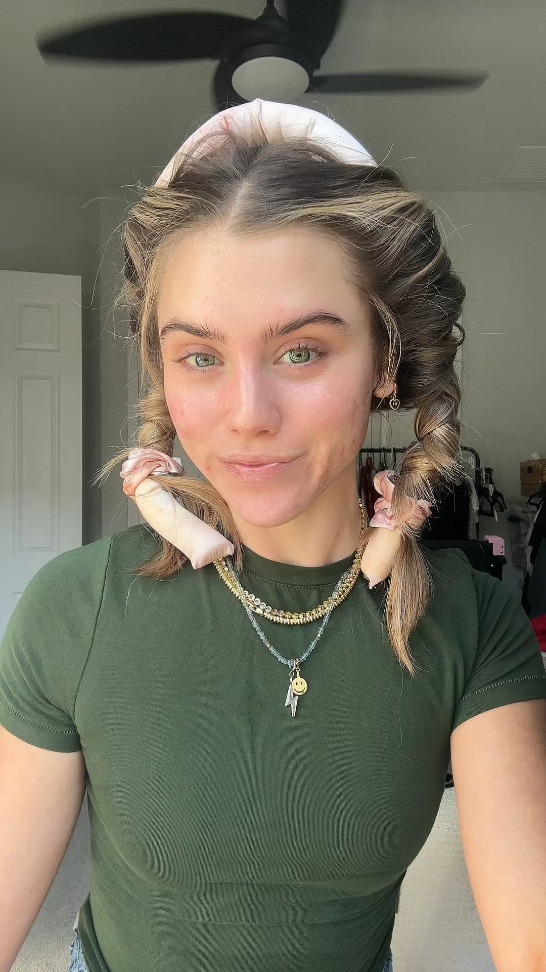 @mykitsch  can’t tell you the last time I curled my hair with a curling iron. MY GO TO. (Yes I fluffed the @diviofficial dry shampoo after seeing this lol)  + Kitsch Satin Heatless Curling Set - Heatless Hair Curlers to Sleep in - Heatless Curls Overnight - Heatless Curling Rod - No Heat Curls Overnight - Overnight Blowout Rods - Soft Hair Rollers. My greatest hair hack has got to be sleeping in a hair ribbon. This is what gives me my heatless hair curls. These curls are always bouncy, voluminous, shiny, and perfection that require absolutely zero heat, saving my hair on necessary, heat damage while still getting those desirable curls. I have lots of tutorials on how I put them in my hair saved my TikTok and Instagram @sloanevosen. TUTORIAL: https://www.tiktok.com/t/ZP8Y6b72q/ #hair #heatlesscurls #heatlesshair #heatlesswaves #hairstyles #hairhack #hairhealth #heatlesshairstyles #hairroutine #hairribbon #heatlesshaircurler  @divihaircare

#LTKBeauty #LTKFindsUnder50 #LTKTravel