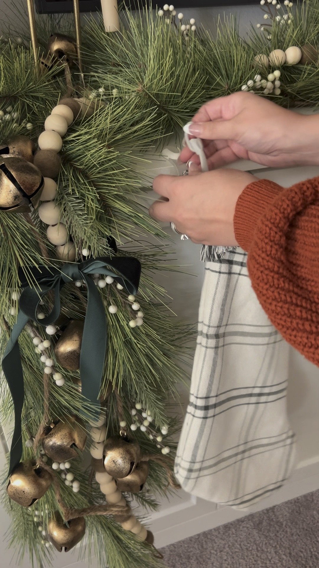 This is one of my favorite ways to hang stockings. I have been hanging my Christmas stockings this way for years and I find it’s the most affordable an effective way to hang them. They can easily be hidden by a garland and some lights. Happy holidays.! 

Christmas decor. Christmas stockings. Home decor. Neutral home decor Christmas garland  

#LTKHoliday #LTKSeasonal #LTKunder50