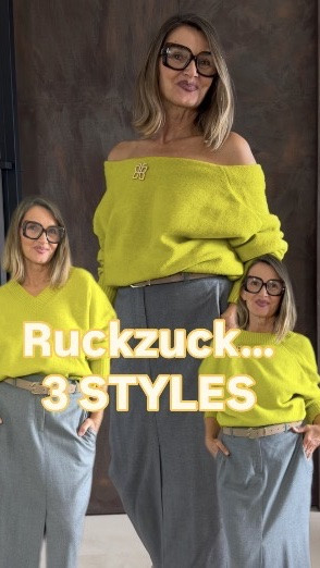 Ein V-Pullover kann viel
Umstyling 💛und einen klassischen Maxirock dazu in grau 🩶

#LTKautumn #LTKstyletip