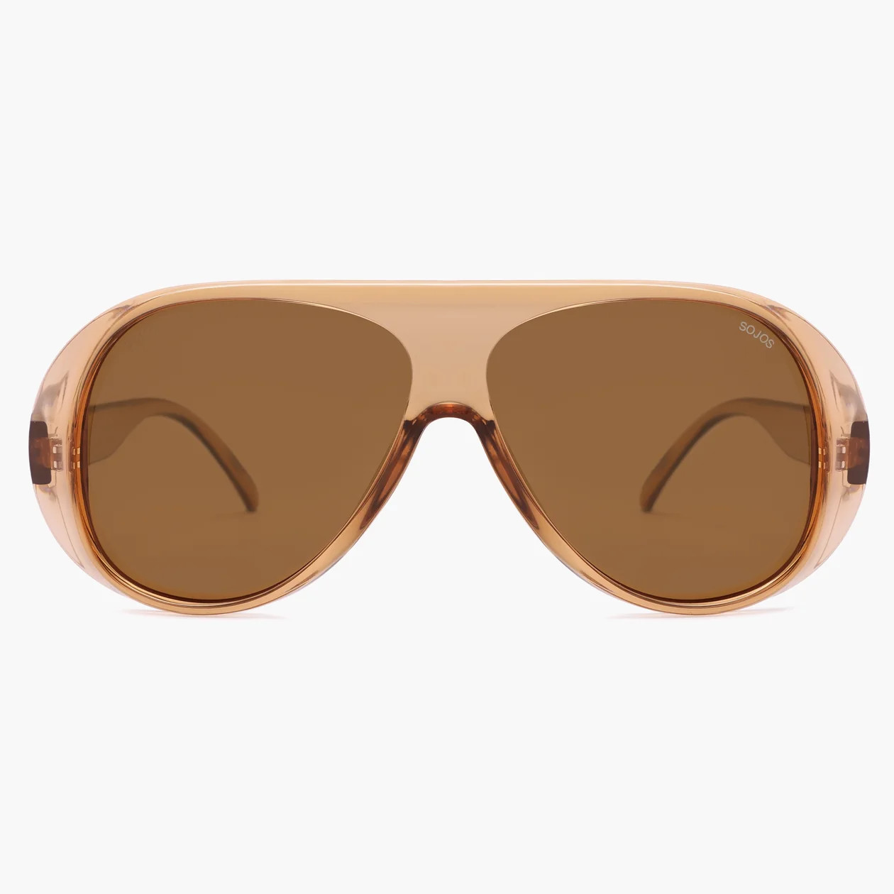 Retro Polarized Oversized 90s Aviator Sunglasses for Women SJ2661 | SOJOS VISION | SOJOS VISION