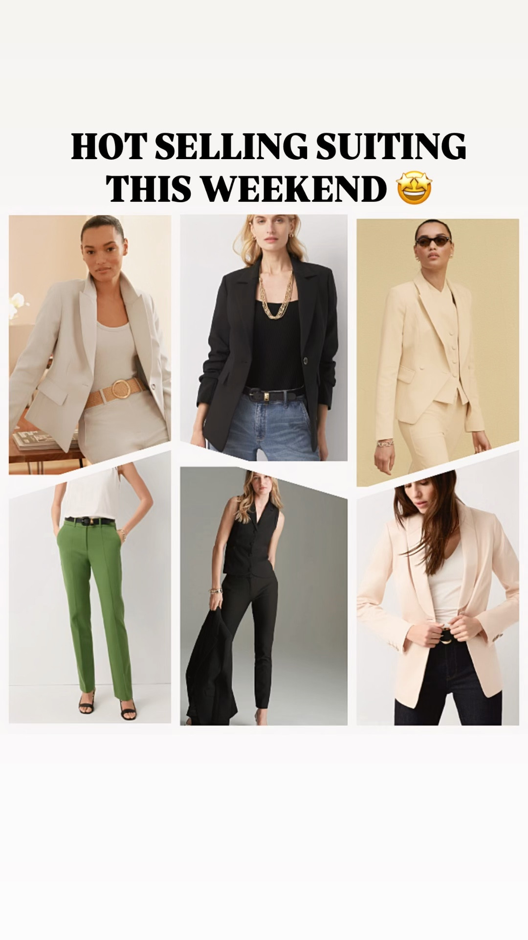 These were the best selling suiting this weekend at our Spring event. You know what that means, great style and fit 🤩

#LTKSpringSale #LTKPetite #LTKOver40