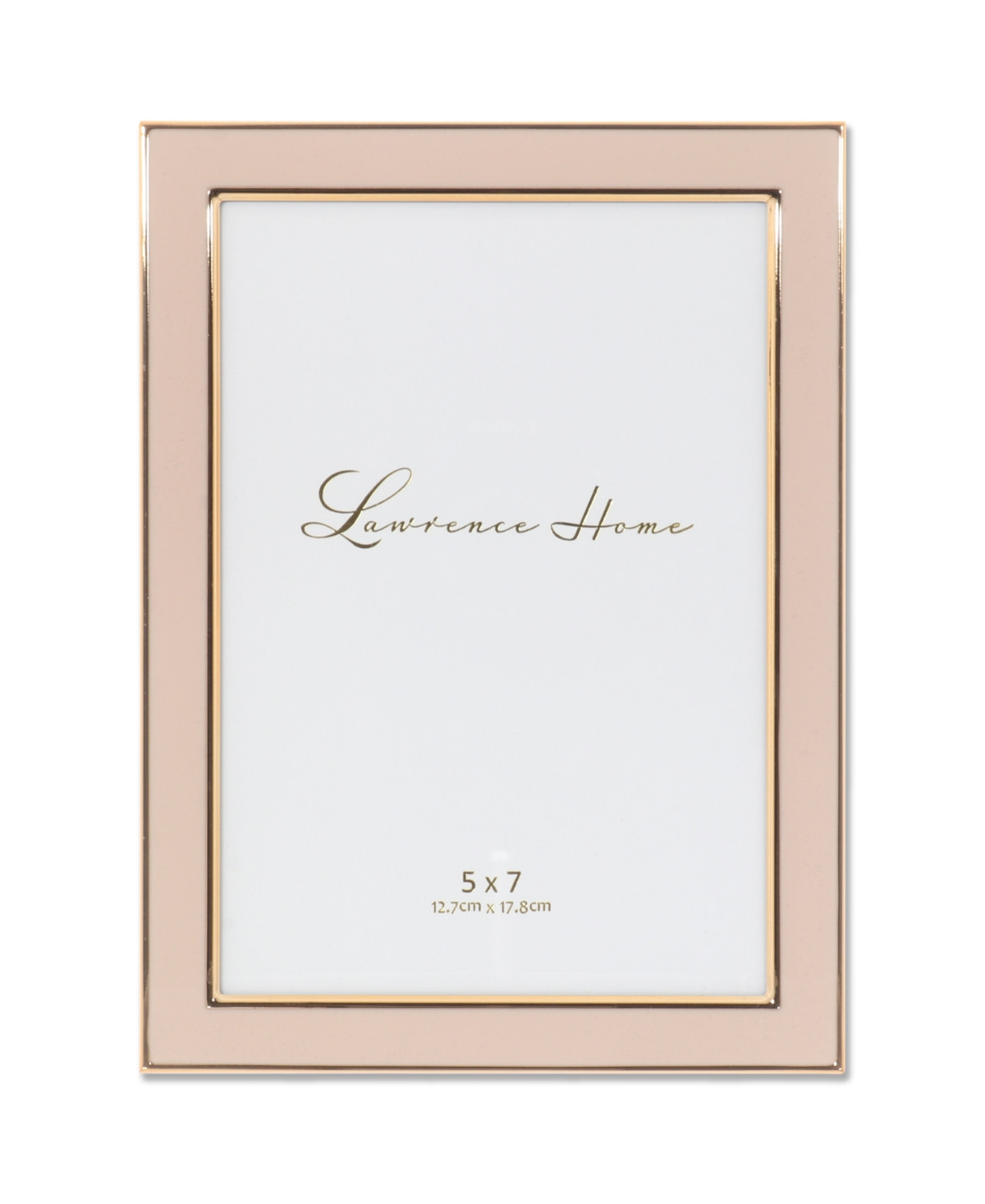Metal and Enamel Picture Frame, 5" x 7" - Pink | Macy's
