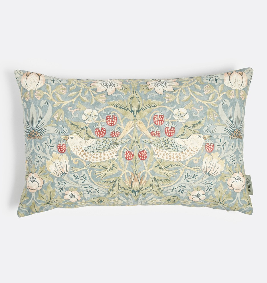 William Morris Strawberry Thief Pillow Cover | Rejuvenation