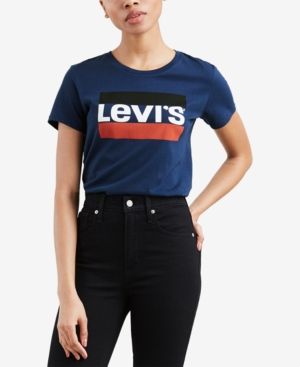 Levi's Perfect Graphic Logo T-Shirt, Created for Macy's | Macys (US)