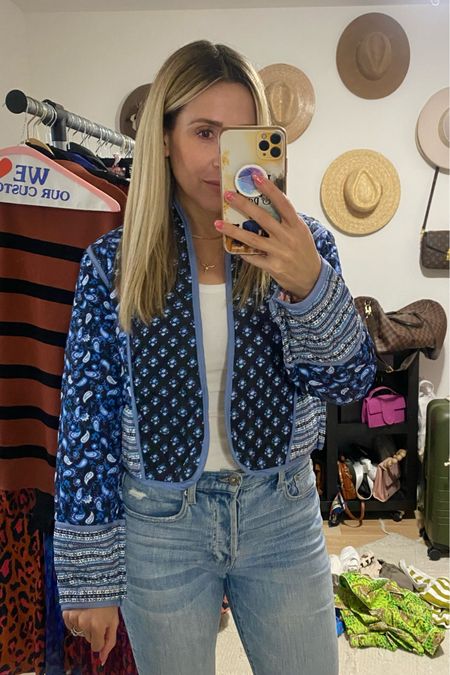 The cutest reversible Veronica Beard jacket for less than $50 💕 the other side is pink and white . Wearing a size medium!

#LTKfindsunder50 #LTKfindsunder100 #LTKover40