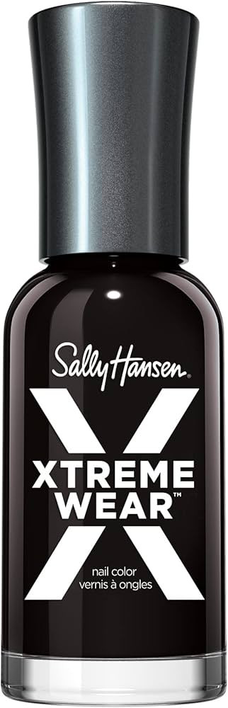 Sally Hansen Xtreme Wear Nail Polish, Streak-Free, Shiny Finish, Long-Lasting Nail Color, Black O... | Amazon (US)
