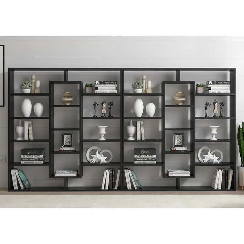 Lucy-Louise 53" H 49" W Bookcase | Wayfair North America