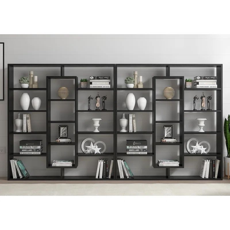 Lucy-Louise 53" H 49" W Bookcase | Wayfair North America