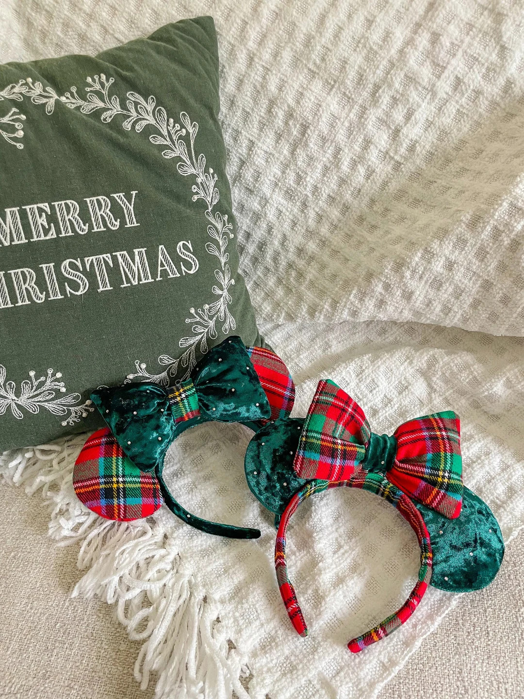 Merry & Bright Christmas Ears - Etsy | Etsy (US)
