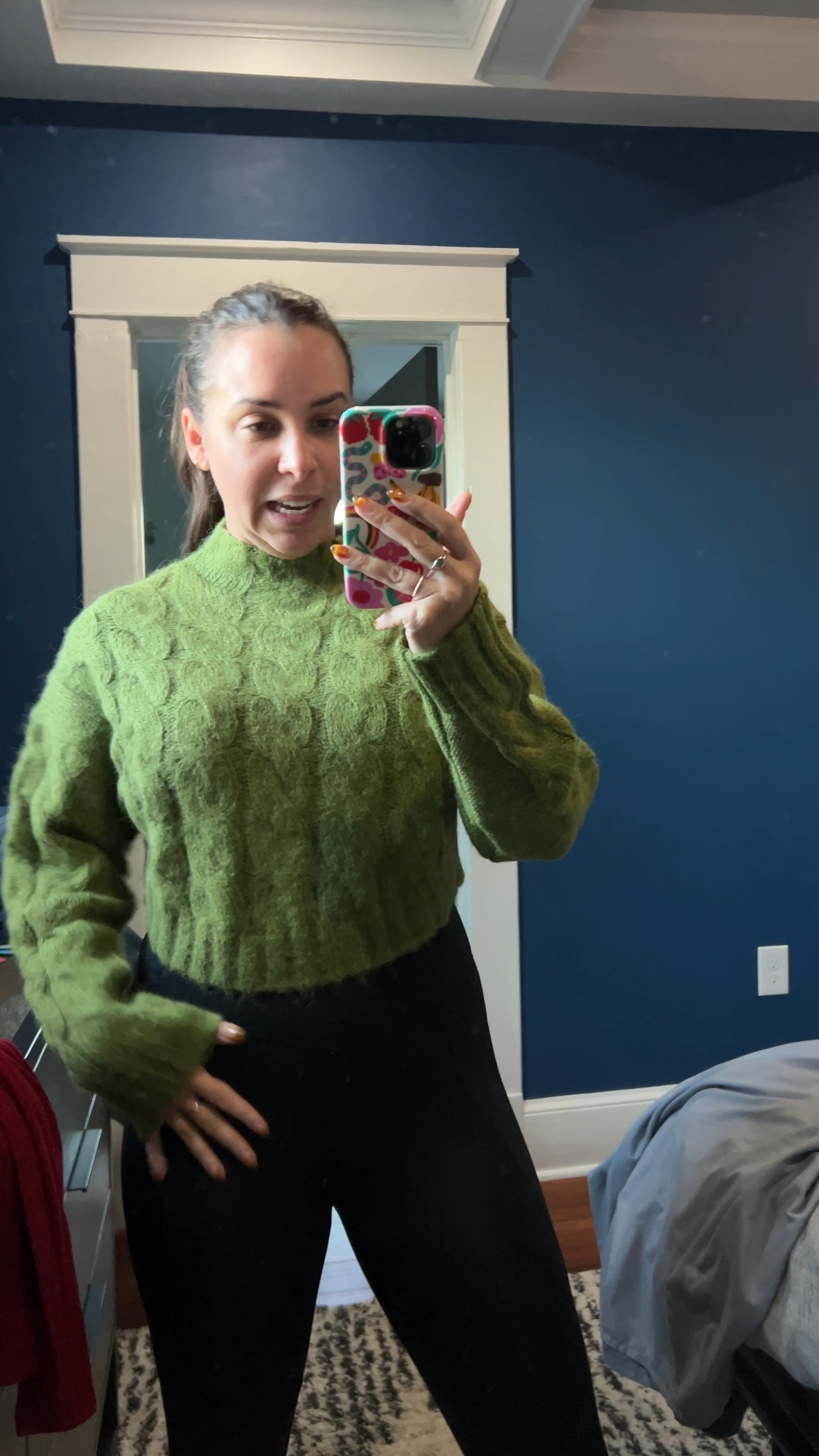 Green sweater. Gap x cult Gaia. Cropped sweater. Fuzzy sweater. Fall.

#LTKVideo #LTKFindsUnder100 #LTKStyleTip