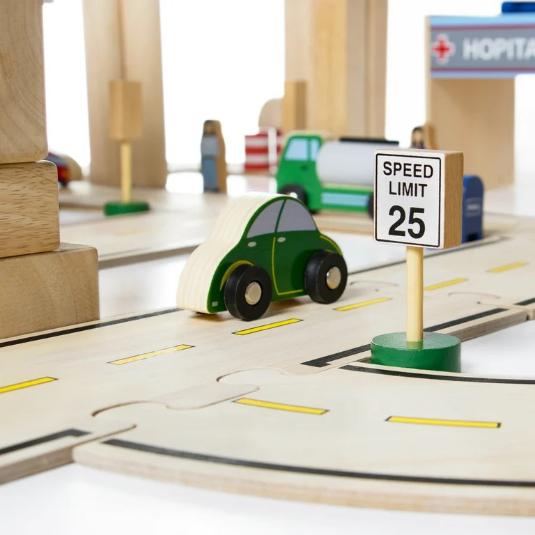 Guidecraft Community and Roadway Essentials Play Set - Kids Learning and Educational Toys | Walmart (US)