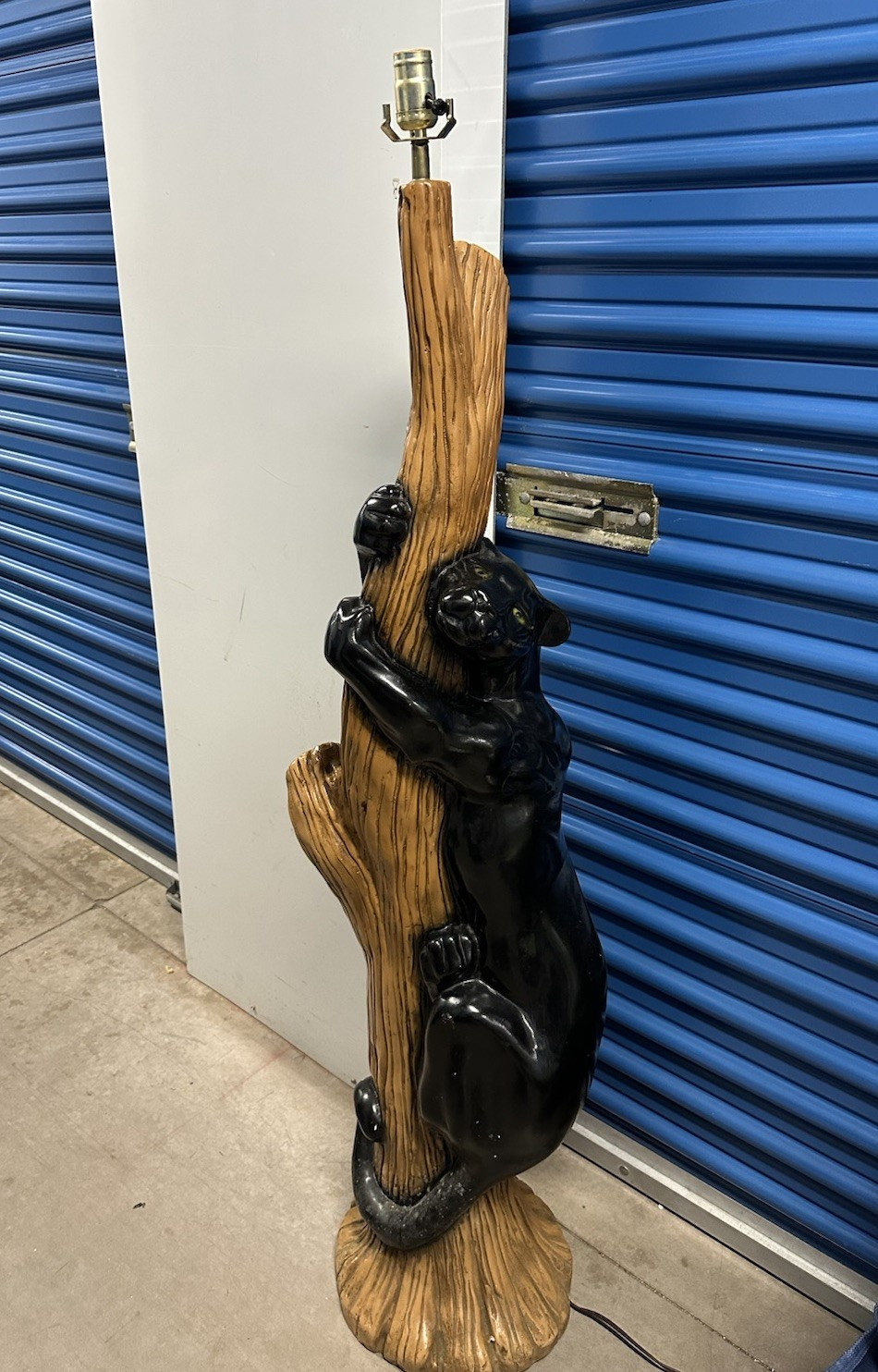 1980s Black Panther Floor Lamp Mid Century Modern Lighting Home Decor | eBay US