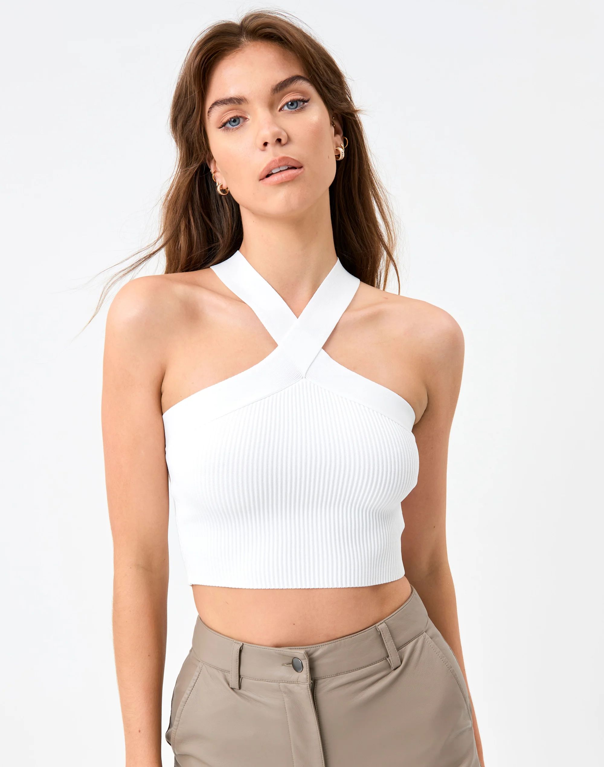 Ribbed Halter Knit Top | Glassons (AU & NZ)