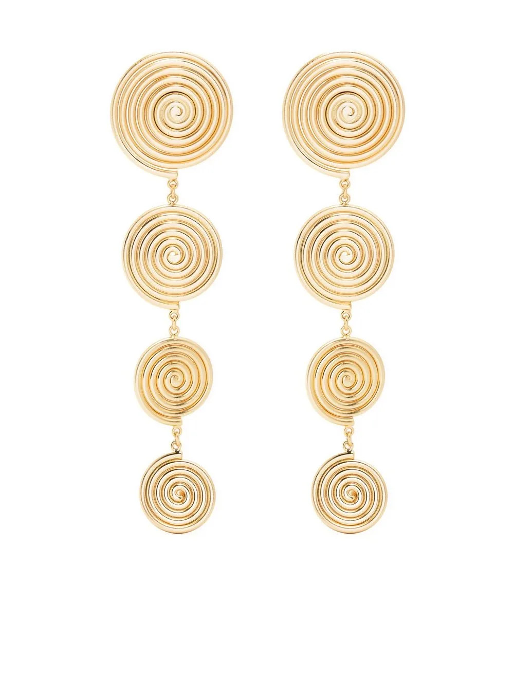 Cult Gaia brushed-finish Drop Earrings - Farfetch | Farfetch Global