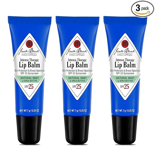 Jack Black Intense Therapy Lip Balm, 0.25-Oz. – SPF 25 Sun Protection, Lip Moisturizer, Hydrati... | Amazon (US)