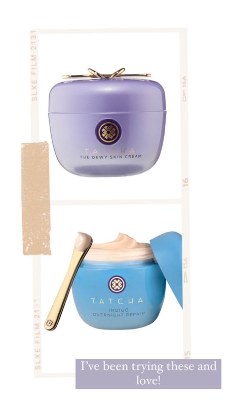 Tatcha moisturizer and overnight cream are dreamy.  The texture is amazing and my skin has been so glowy! 

#LTKbeauty #LTKSeasonal #LTKFind