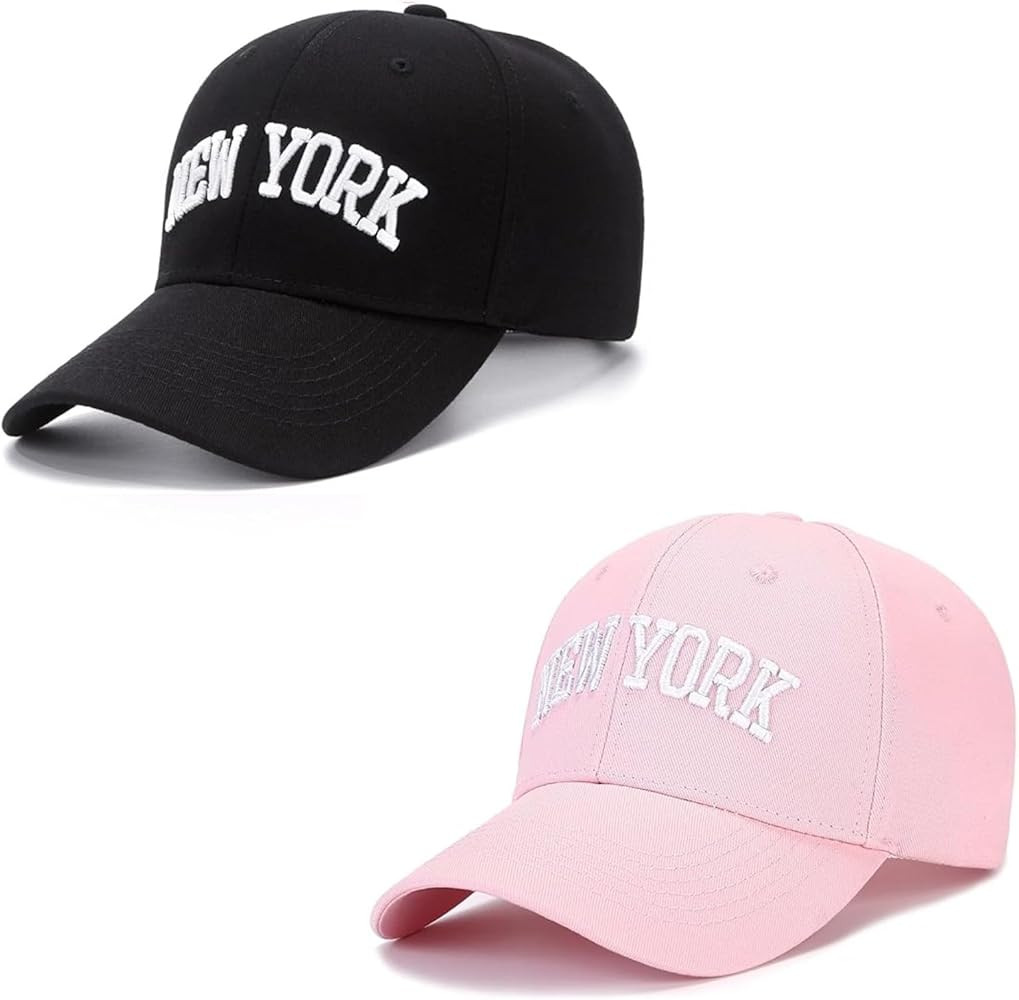 Classic Baseball Cap New York Embroidery 100% Cotton Adjustable Dad Hat Men and Women | Amazon (US)