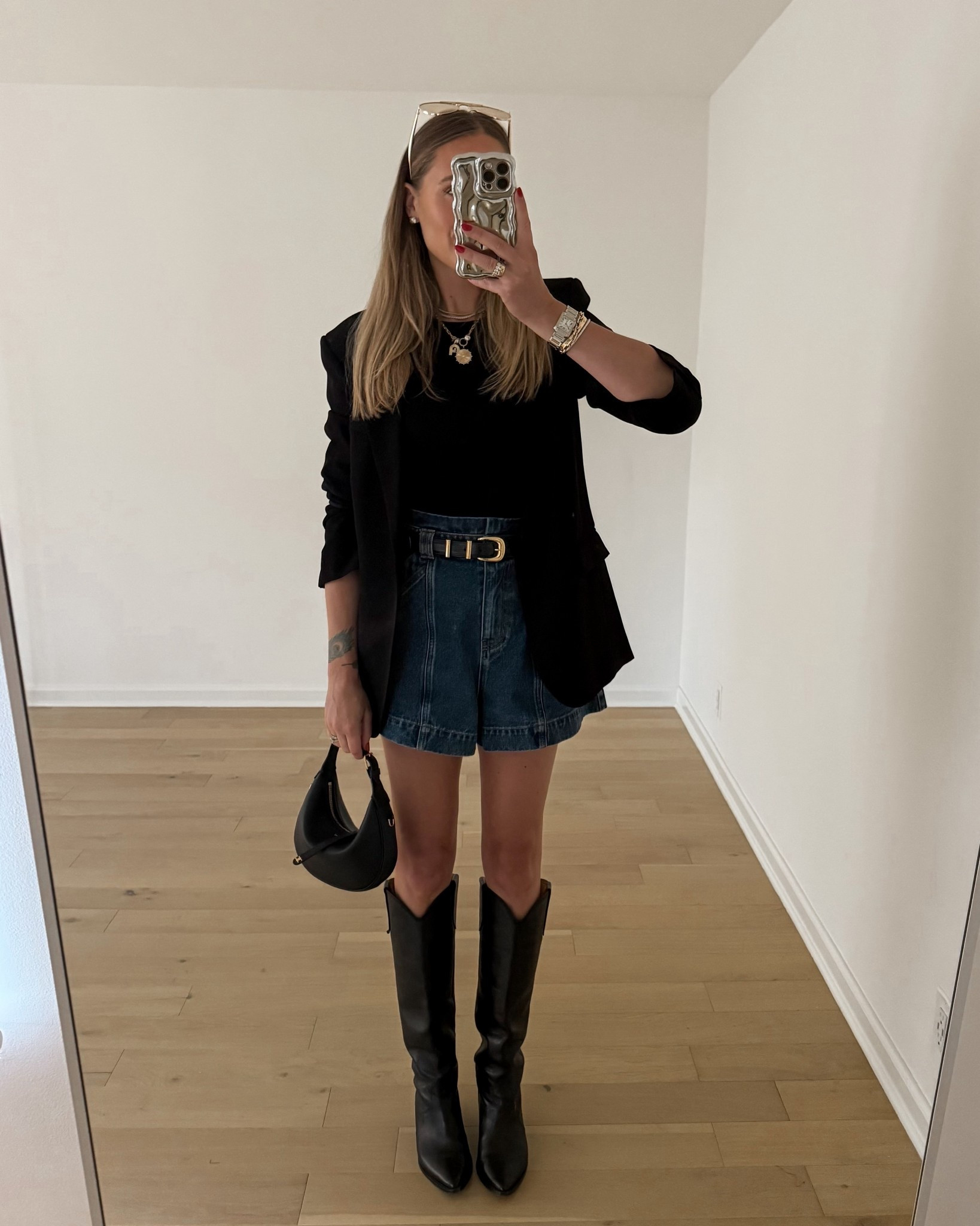 Fashion Jackson, chic western outfits, black blazer, black western boots 

#LTKOver40 #LTKStyleTip #LTKShoeCrush